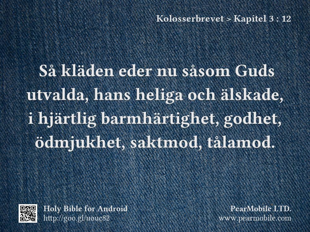 Kolosserbrevet, Kapitel 3:12